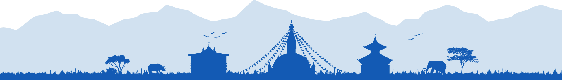 Art representing various natural and cultutal heritages of Nepal