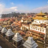 Pashupatinath Temple by Bagmati river, Kathmandu, Nepal