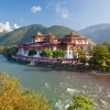 Punakha Dzong or monastery, Punakha, Bhutan