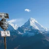 Poon Hill view point in Ghorepani, Nepal